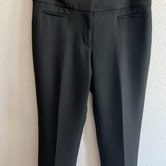 ANN TAYLOR LOFT TAILORED BLACK PANTS - Picture 2 of 4